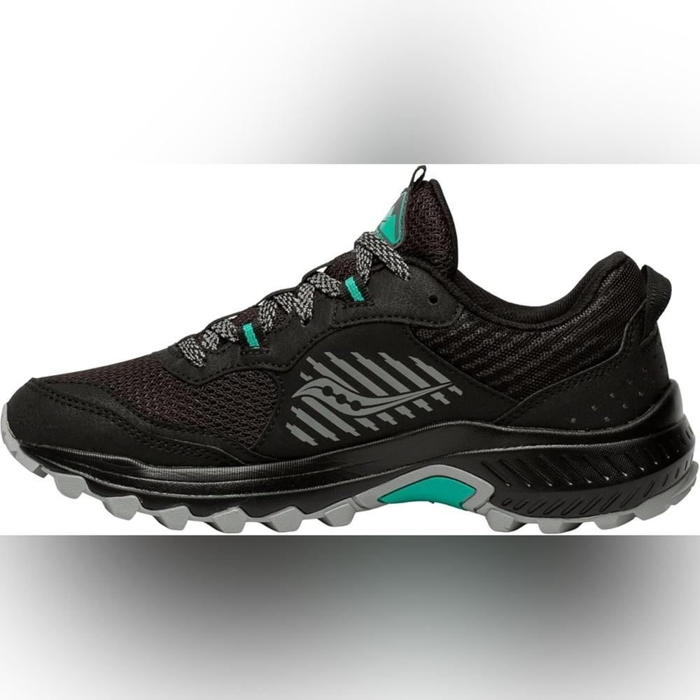 Saucony Excursion TR15 GTX Women’s Black and green Running Shoe